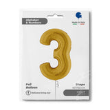Ballon chiffre - Or - 40" - Gonflage Hélium en boutique
