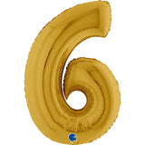 Ballon chiffre - Or - 40" - Gonflage Hélium en boutique