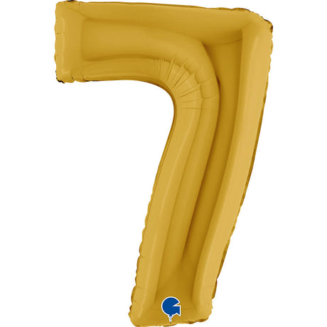 Ballon chiffre - Or - 40" - Gonflage Hélium en boutique