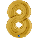 Ballon chiffre - Or - 40" - Gonflage Hélium en boutique