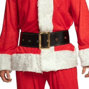Santa Claus belt for adults, 150 cm long, made of 90% polyurethane and 10% iron, suitable for men and women, perfect Christmas costume accessory.