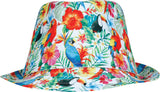 Bob tropical multicolore en polyester - adulte