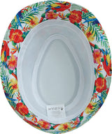 Bob tropical multicolore en polyester - adulte