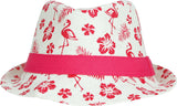 Chapeau été enfant - Paille et rose - Polyester festif