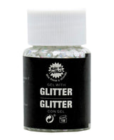 Gel paillettes blanc irisé - 20g - Maquillage festif