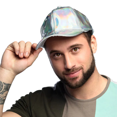 Casquette Holographique Brillante (Plusieurs Couleurs)