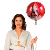 Ballon aluminium clown d’horreur festif Halloween