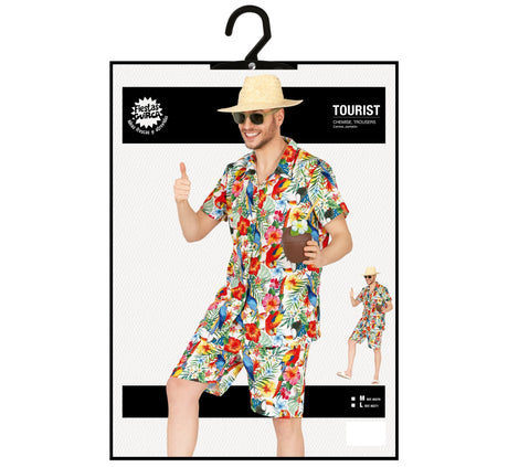 Déguisement explorateur adulte multicolore polyester