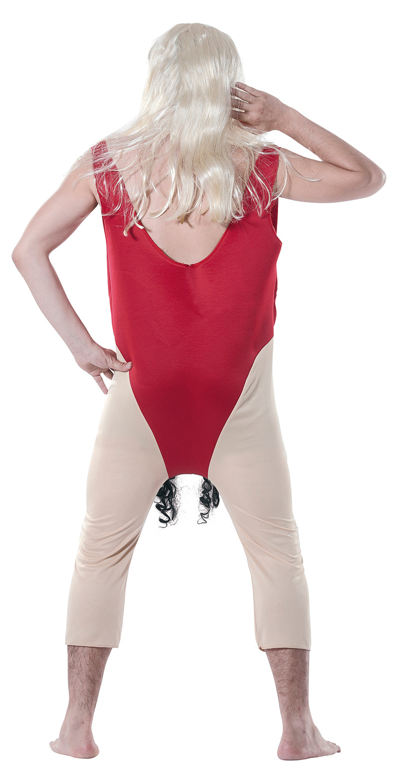 Déguisement sauveteur homme - Rouge et paille - Taille L