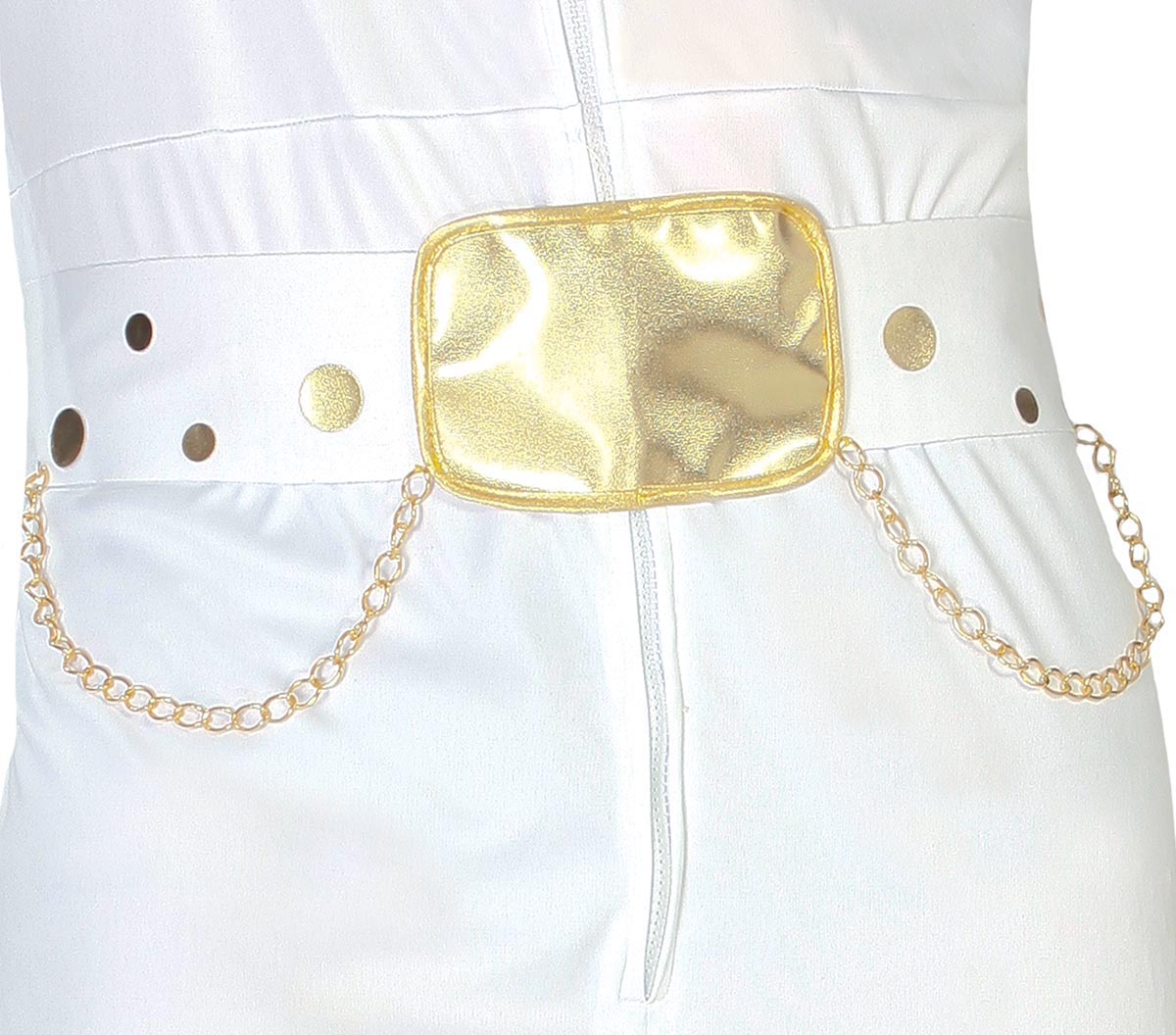 Costume roi du rock adulte - blanc et or - taille M