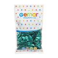 Ballons Latex Biodégradable 33Cm (13") - Finition Métallisée - Sachet De 50 (Gm120)