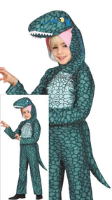 Déguisement Raptor Enfant - Capuche, Queue et Combinaison