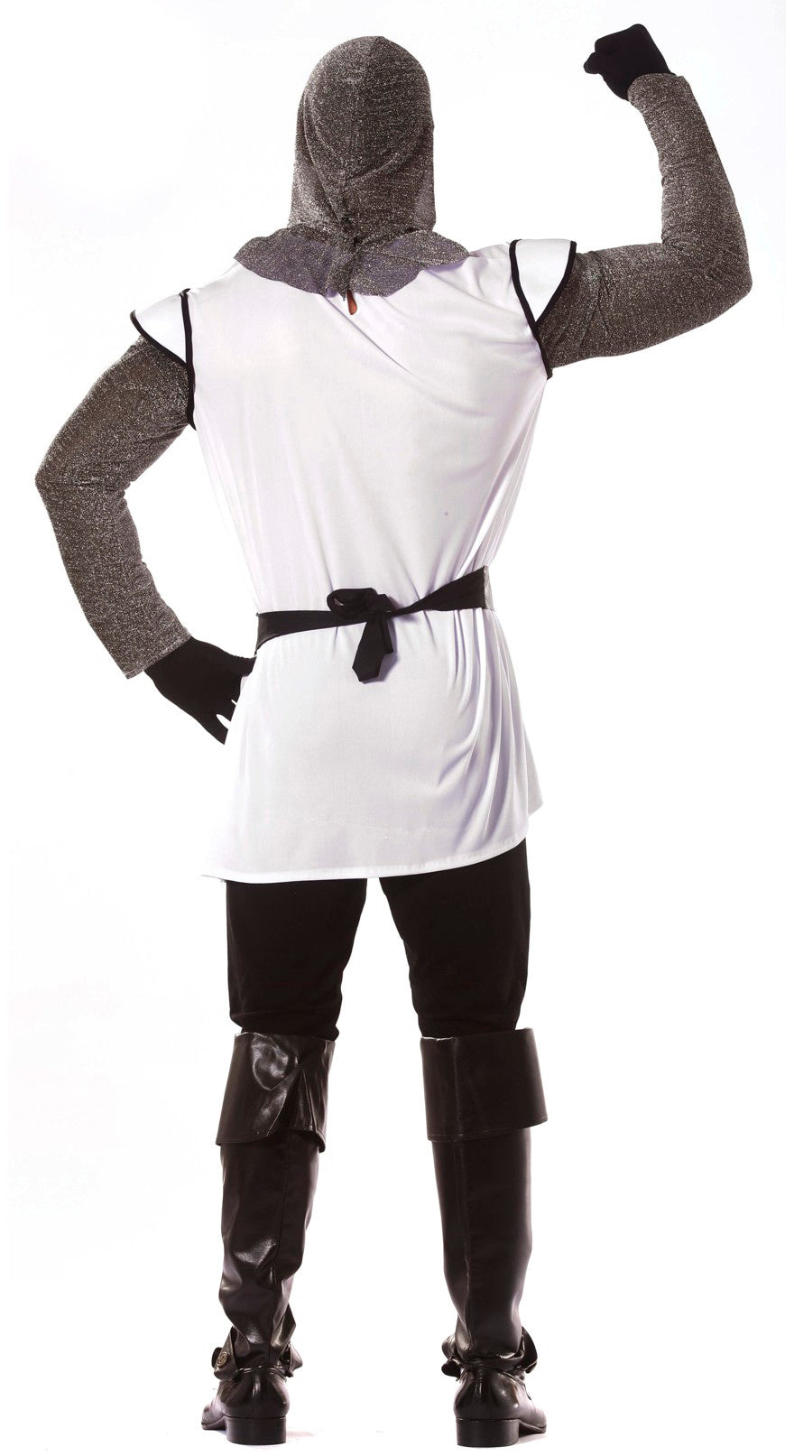 Déguisement Chevalier Médiéval Homme - Capuche, Tunique, Ceinture et Pantalon