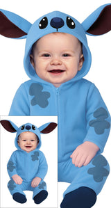 Déguisement Alien Bleu Bébé Unisexe - Capuche et Combinaison