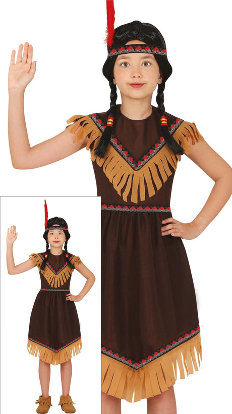 Déguisement Indienne Fille - Bandeau et Robe