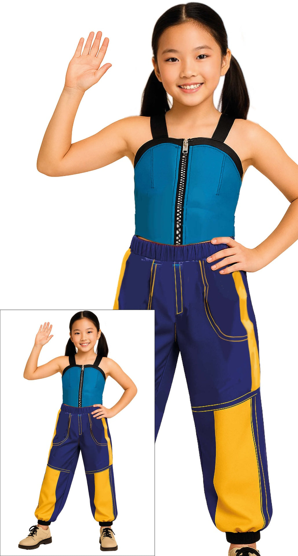 Déguisement Pop Star Lotus Fille - T-shirt et Pantalon