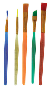 Set de maquillage fête - 5 pinceaux, palette et spatule multicolore