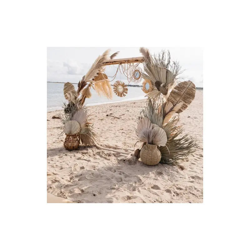 Arche en Bois Hexagonale Double - Décoration Cérémonie Laïque (2 x 2,45 m)