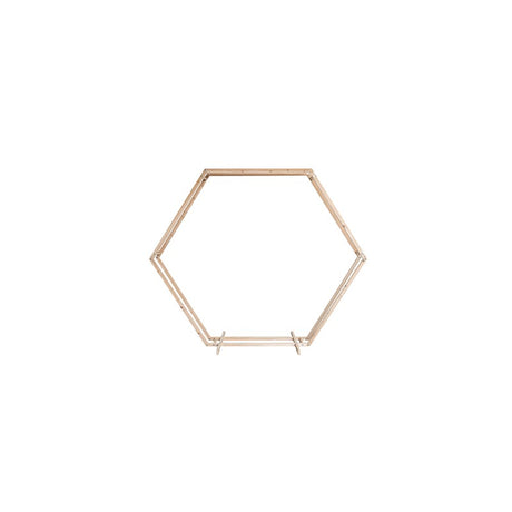 Arche en Bois Hexagonale Double - Décoration Cérémonie Laïque (2 x 2,45 m)