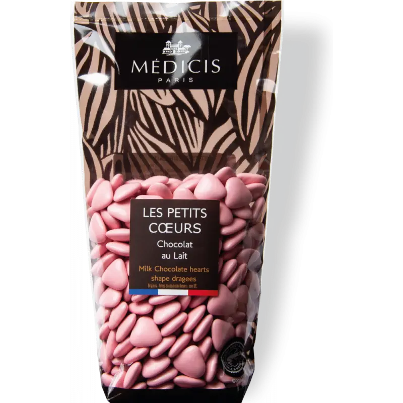 Médicis : Petits Cœurs Chocolat au Lait (250g)