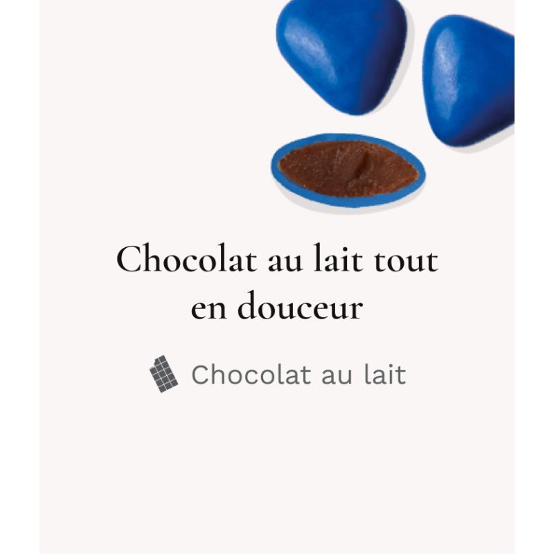 Médicis : Petits Cœurs Chocolat au Lait (250g)