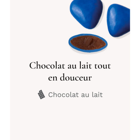 Médicis : Petits Cœurs Chocolat au Lait (250g)