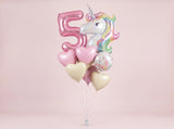 Bouquet de Ballons "Licorne Enchantée" - Anniversaire Fille - Livraison 06