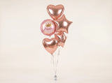 Bouquet de Ballons "Princesse & Rose Gold" - Anniversaire Fille - Livraison 06