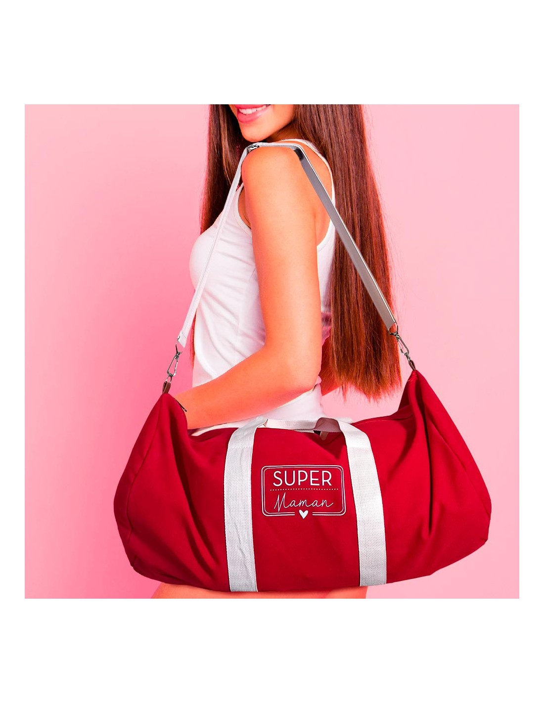 Sac de Sport "Super Maman" – Idée Cadeau Fête des Mères