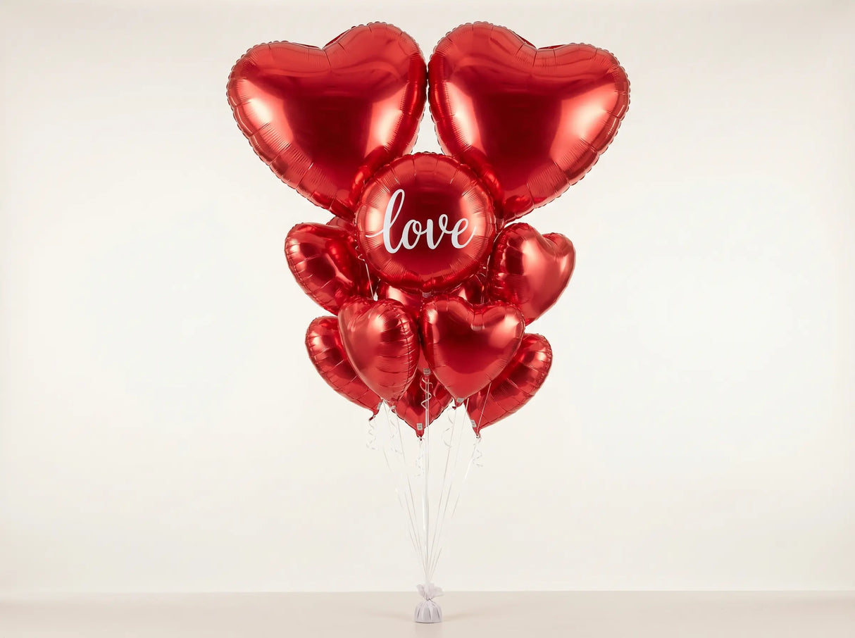 Bouquet de Ballons "Amour Passion" - Décoration Romantique - Livraison 06