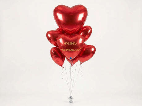 Bouquet de Ballons "Amour Passion" - Décoration Romantique - Livraison 06