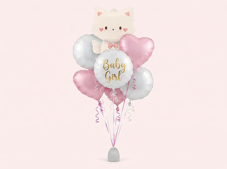 Bouquet de Ballons "Baby Girl" - Naissance Fille - Livraison 06