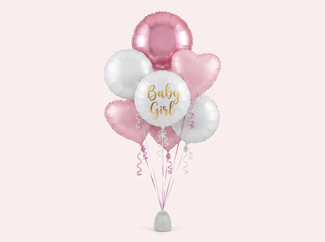 Bouquet de Ballons "Baby Girl" - Naissance Fille - Livraison 06