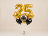 Bouquet de Ballons "Chic & Champagne" - Anniversaire Adulte - Livraison 06