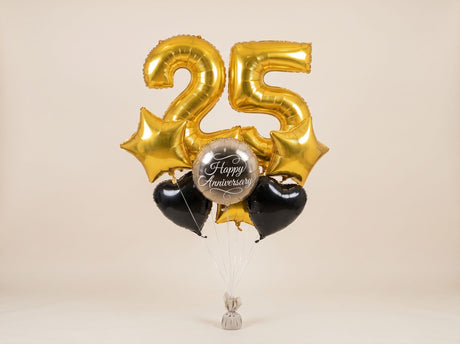 Bouquet de Ballons "Chic & Champagne" - Anniversaire Adulte - Livraison 06