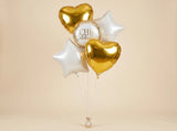 Bouquet de Ballons "Chic & Champagne" - Anniversaire Adulte - Livraison 06