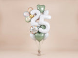 Bouquet de Ballons "Bohème & Sauge" - Anniversaire Adulte - Livraison 06