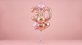 Bouquet de Ballons "Paillettes & Glamour" - Anniversaire Adulte - Livraison 06