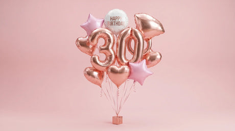 Bouquet de Ballons "Paillettes & Glamour" - Anniversaire Adulte - Livraison 06
