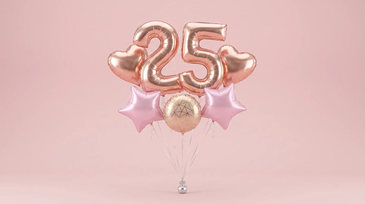Bouquet de Ballons "Paillettes & Glamour" - Anniversaire Adulte - Livraison 06