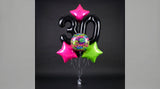 Bouquet de Ballons "Néon & Fluo" - Anniversaire Adulte - Livraison dans le 06