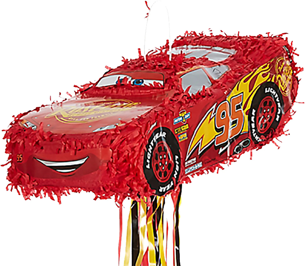 Piñata Silhouette « Flash McQueen » Cars – La course aux trésors est lancée !