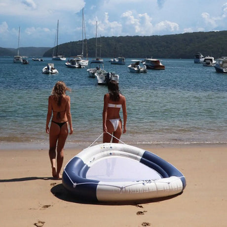 Matelas Gonflable Double "Luxe Twin Hammock - Nautical Navy" – SunnyLife