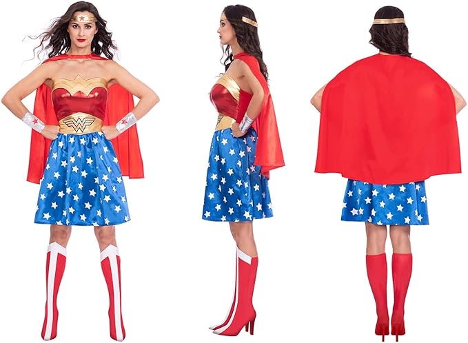 Déguisement Premium Wonder Woman pour Femme – Costume DC Comics