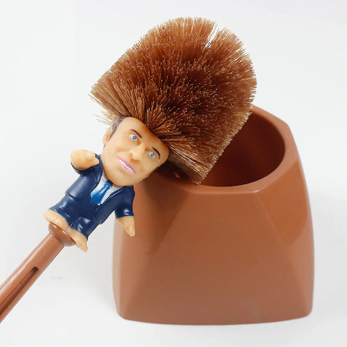La Brosse WC Macron "En Même Temps" – L’atout humour & premium de tes pièces d’eau