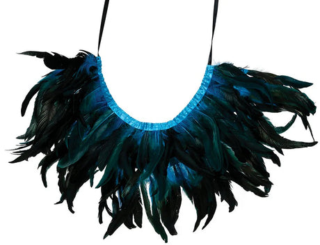 Demi-Cape en Plumes – Allure Carnaval de Rio