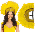 Coiffe en Plumes – Parure de Danseuse de Samba