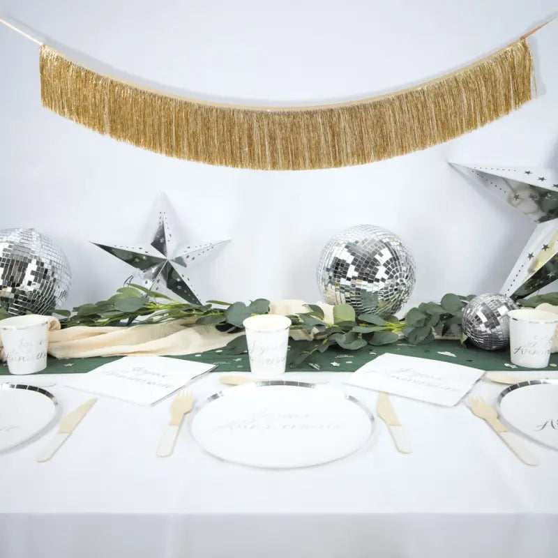 Guirlande à Franges Lamées – Décoration Scintillante