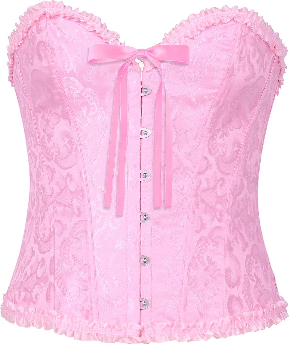 Corset Rose Adulte – Pièce Forte du Bal Rose