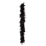 Boa Plumes Noir 1M80 – Accessoire Déguisement Cabaret & Soirée Glamour